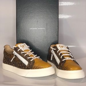 Brand New |Giuseppe Zanotti Lizard Nicki Sneakers | Size 41 | Made in Italy